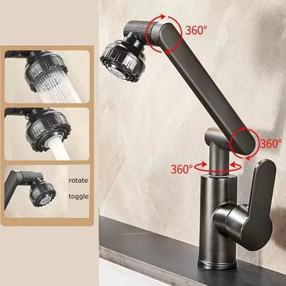DecorBites™ Rotating Dual-mode Faucet for Kitchen and Bathroom