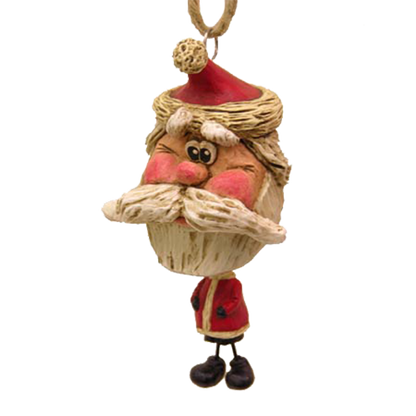 Rough Beard Santa Ornament | Bert Anderson Collection