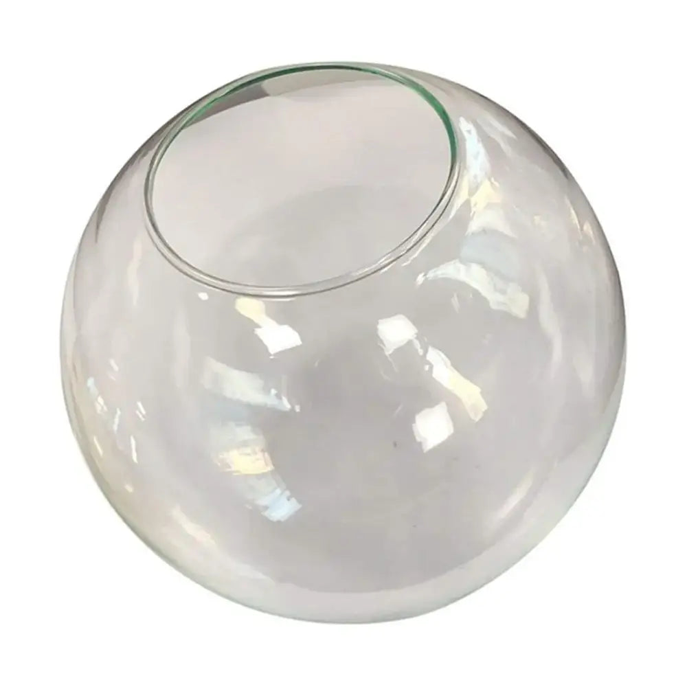 Round clear glass lamp shade replacement living room fishbowl cover