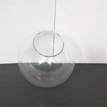 Round clear glass lamp shade replacement living room fishbowl cover