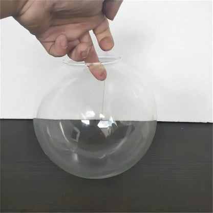 Round clear glass lamp shade replacement living room fishbowl cover