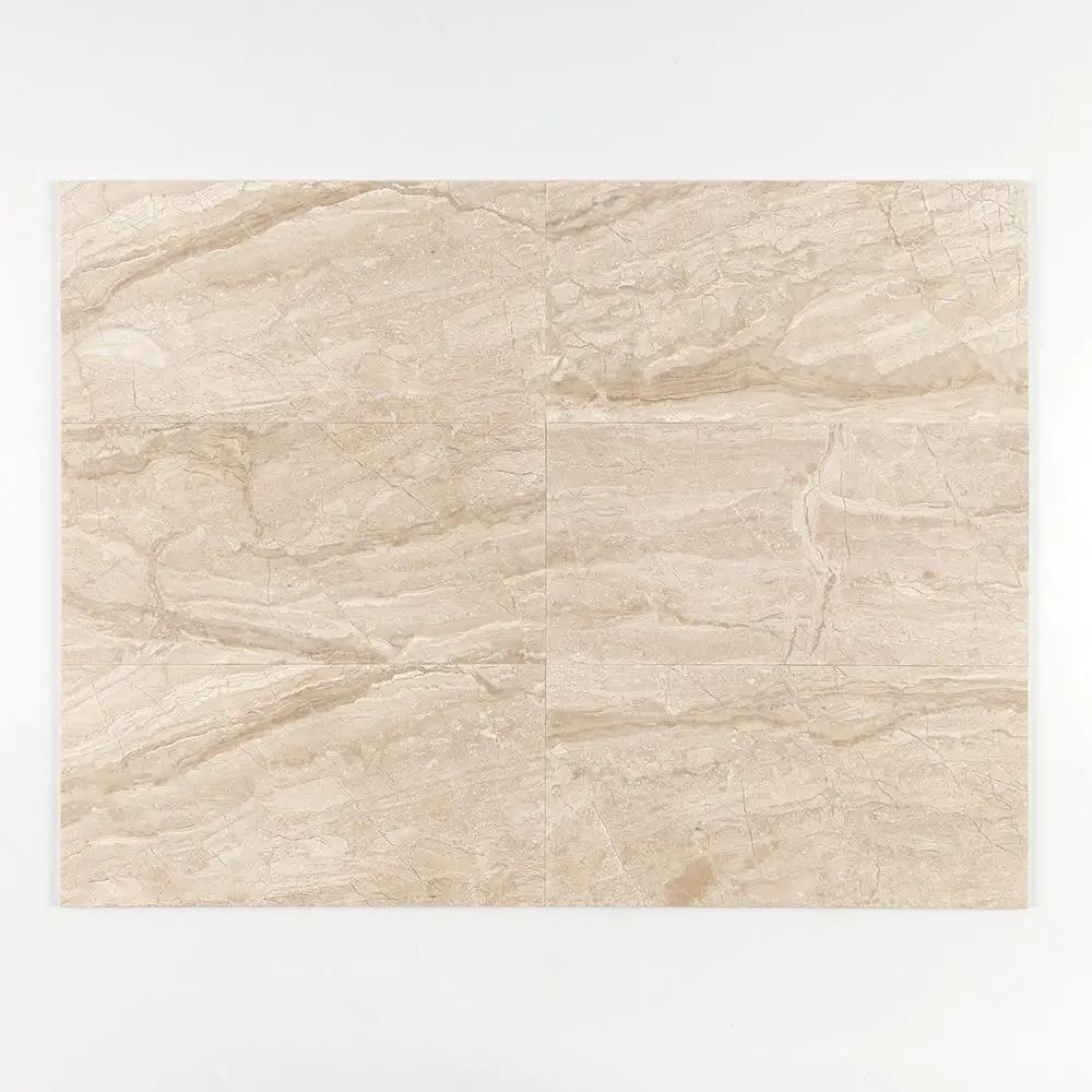 Royal Beige Honed Marble Tiles 12x24