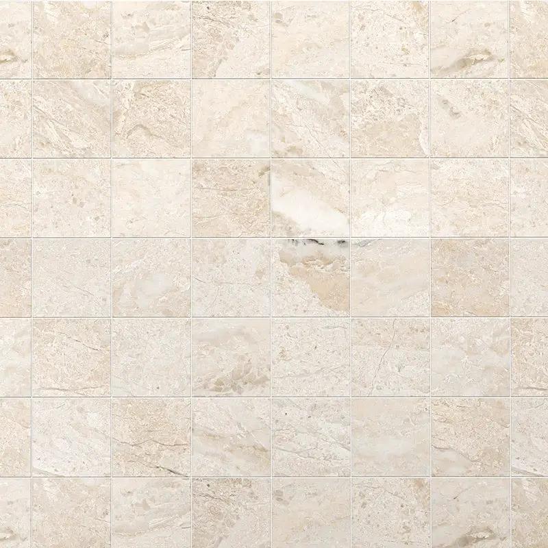 Royal Beige Honed Marble Tiles 5 1/2x5 1/2