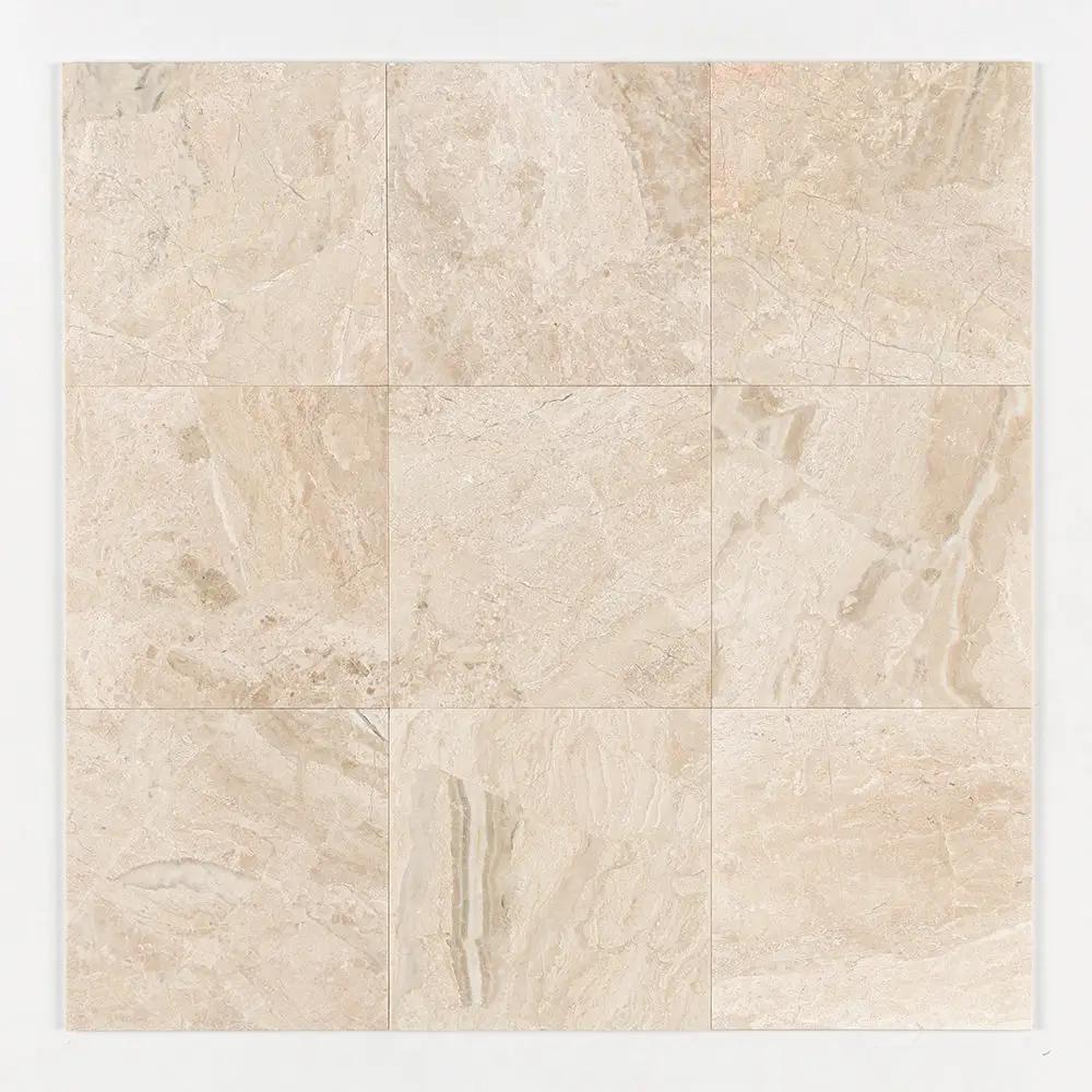 Royal Beige Honed Marble Tiles 12x12