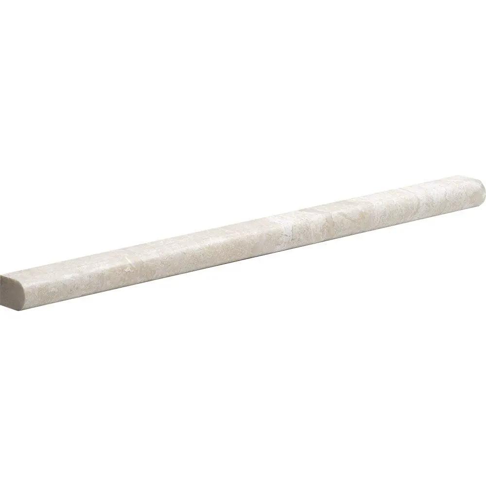 Royal Beige Polished Pencil Liner Marble Moldings 1/2x12