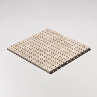 Royal Beige Polished 1x1 Marble Mosaics 12x12