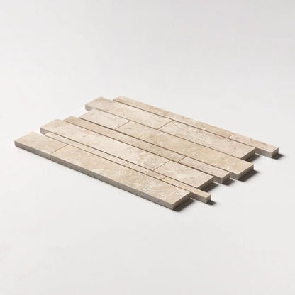 Royal Beige Polished Slides Marble Mosaics 11x17
