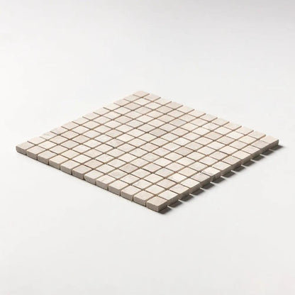 Royal Beige Tumbled 1x1 Marble Mosaics 12x12