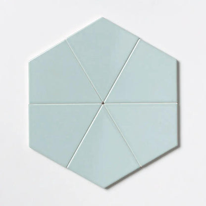 Seafoam Glossy Diamante Ceramic Tiles 6x6