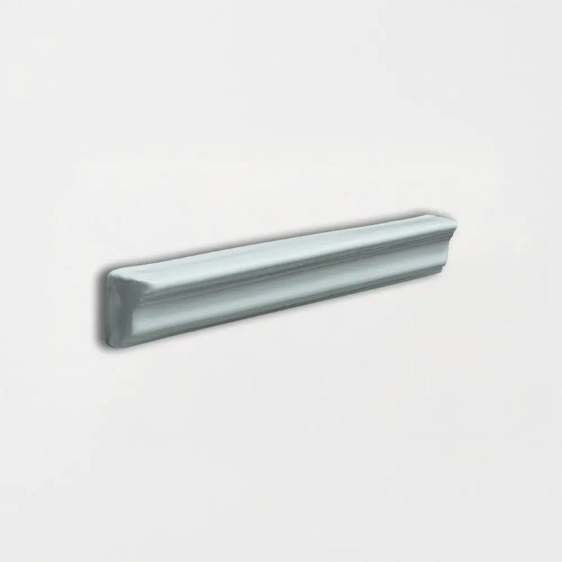 Seafoam Glossy Finish Trim Ceramic Moldings 1x6