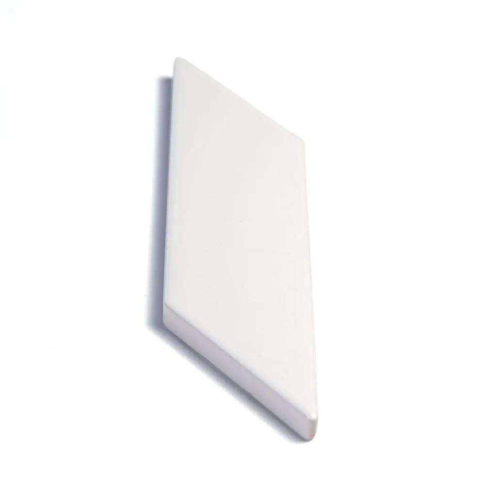 Royal White Glossy Base Trim Ceramic Moldings 4 3/16x6