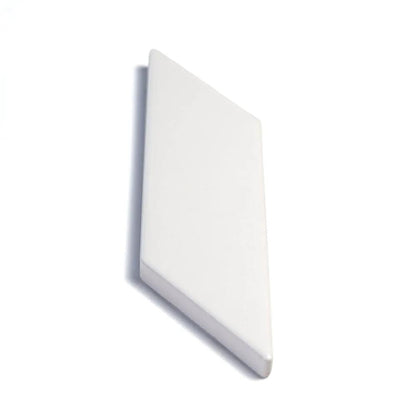 Royal White Glossy Base Trim Ceramic Moldings 4 3/16x6