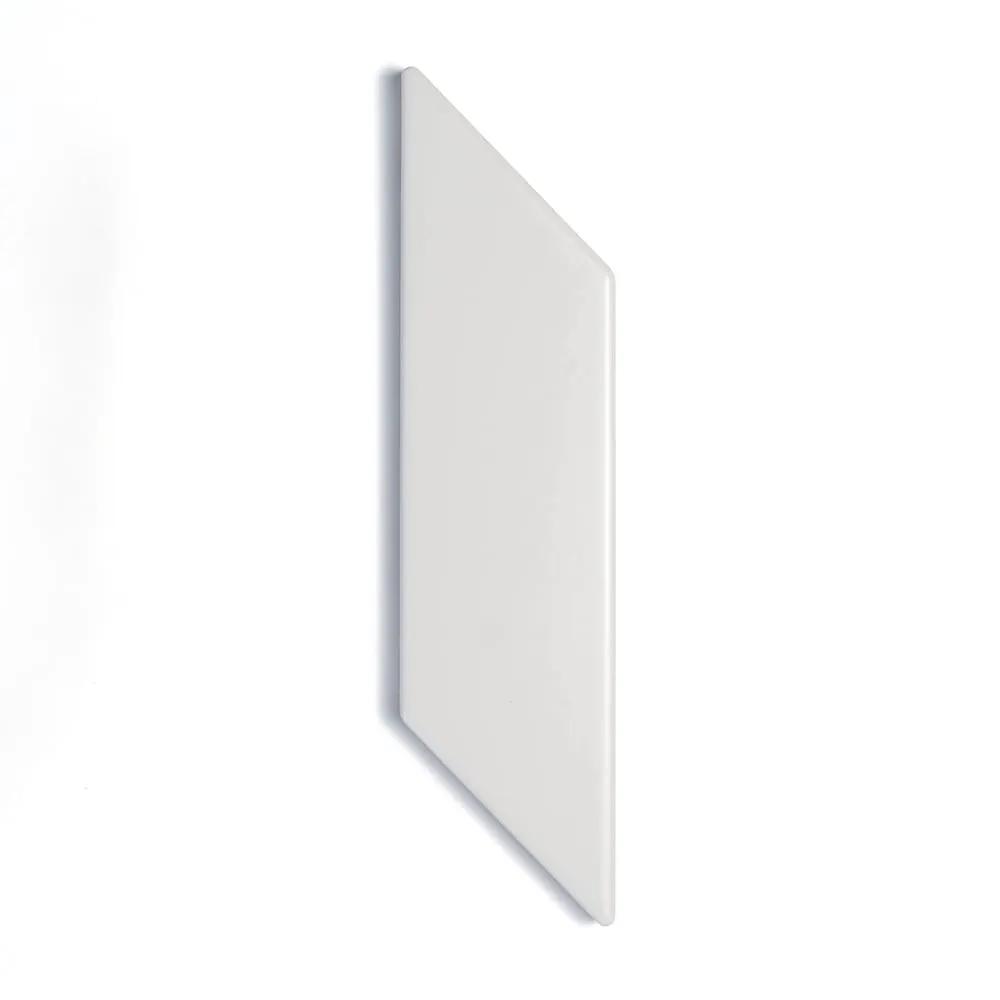 Royal White Glossy Base Trim Ceramic Moldings 4 3/16x6