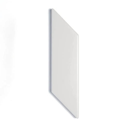Royal White Glossy Base Trim Ceramic Moldings 4 3/16x6