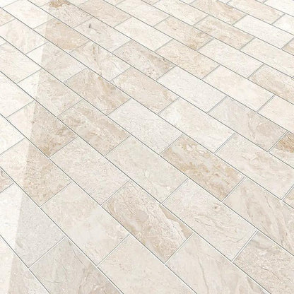 Royal Beige Polished Marble Tiles 2 3/4x5 1/2