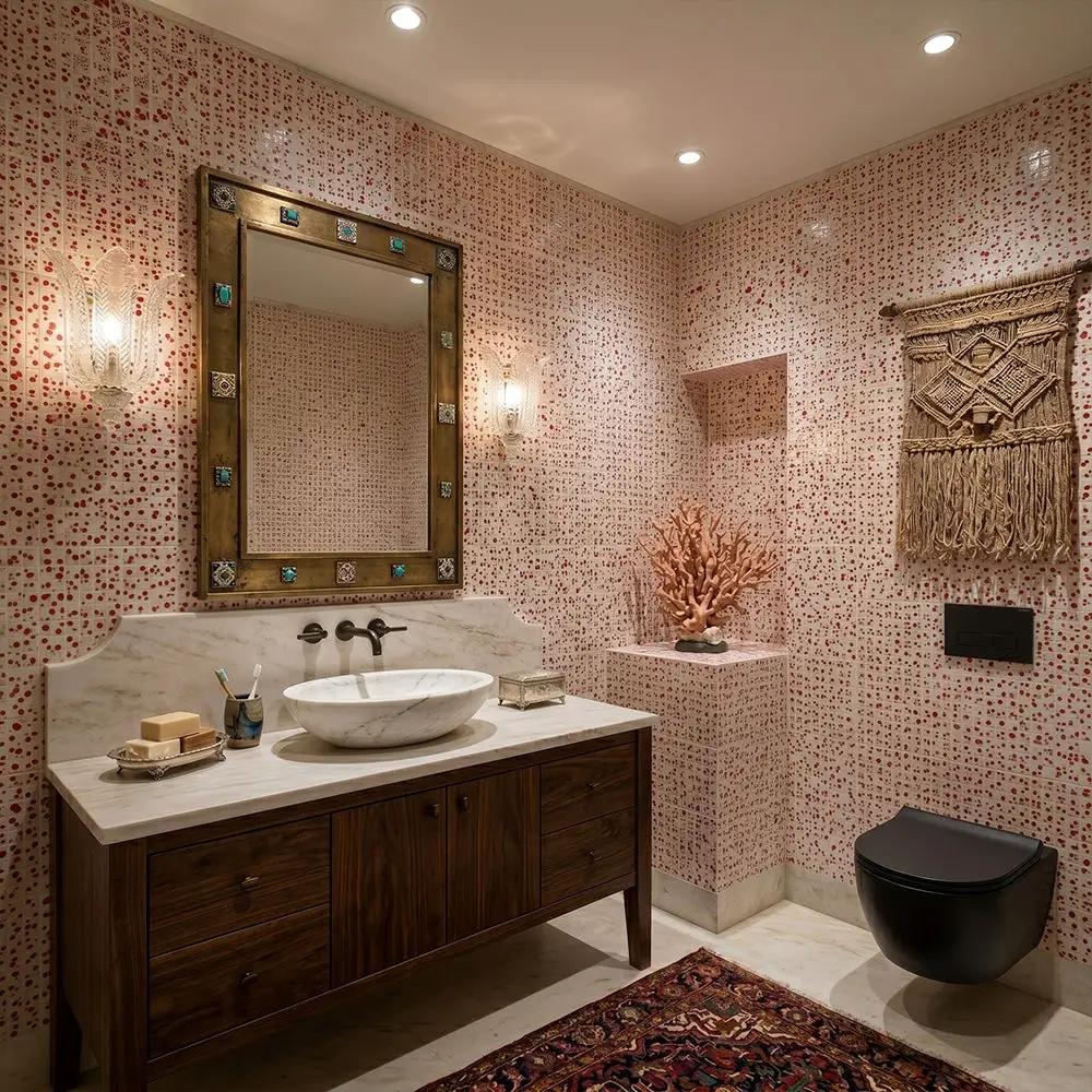 Rubin Glossy Polca Colore Look Ceramic Mosaics 11 1/2x11 1/2