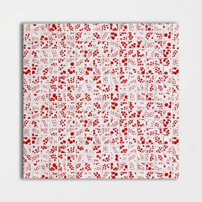 Rubin Glossy Polca Colore Look Ceramic Mosaics 11 1/2x11 1/2