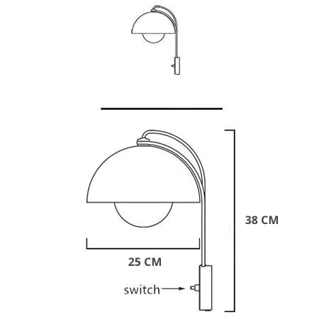 DecorBites™ Ruby | Modern Wall Lamp