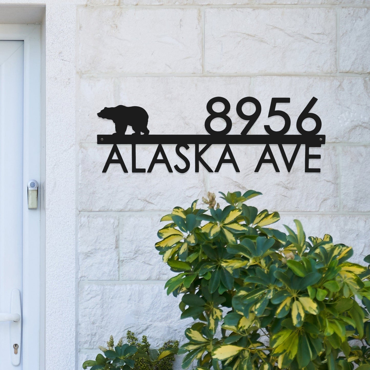 [COL] Modern Outdoor House Numbers - 9 Styles - Personalized Address Signs for House