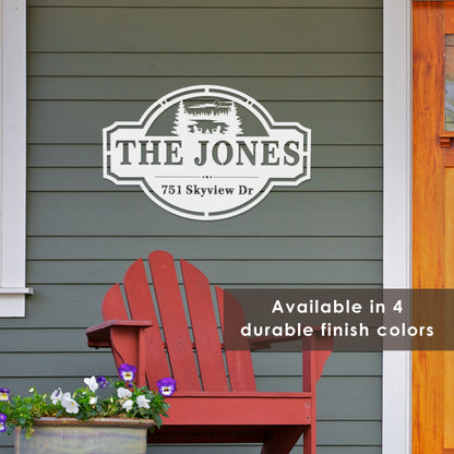 [COL] Home on the Range Oversized Address Plaque - House Number Sign