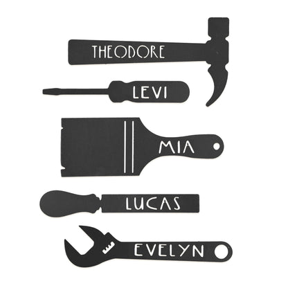 [COL] No One Else Measures Up to Dad Family Name Sign - Custom Fathers Day Gifts