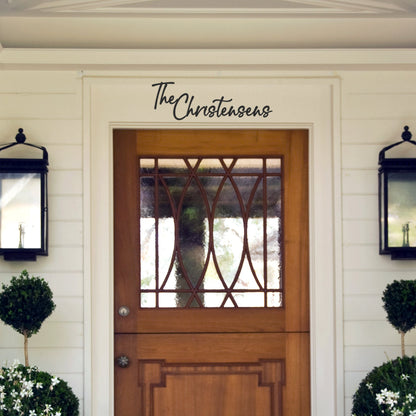 [COL] Signature Family Name Signs for Outdoors