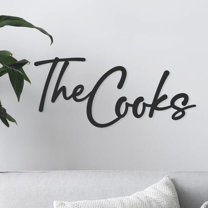[COL] Signature Family Name Signs for Outdoors