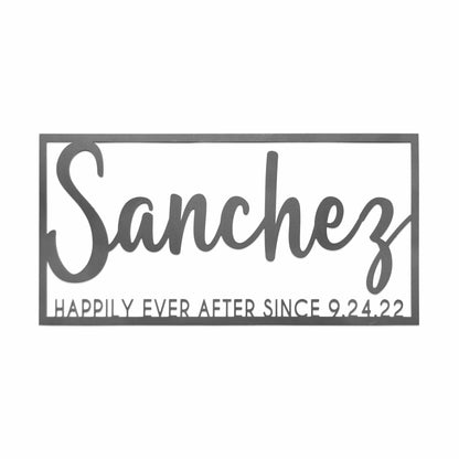 [COL] This is Us Family Name Sign - House Name Sign Metal Wall Decor