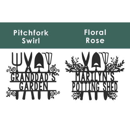 [COL] Find Me In The Garden Custom Sign - 2 Styles - Personalized Gardening Decor Outdoor Signs