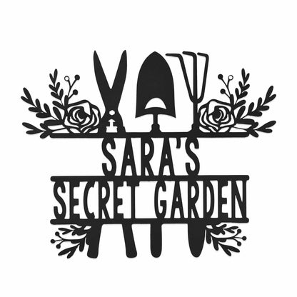 [COL] Find Me In The Garden Custom Sign - 2 Styles - Personalized Gardening Decor Outdoor Signs