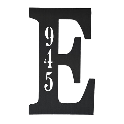 [COL] Letter Address Plaque - 3 Sizes - Metal Personalized Address Numbers for House