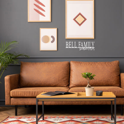 [COL] Our Happy Family - 2 Styles Personalized Family Name Signs For Home Decor