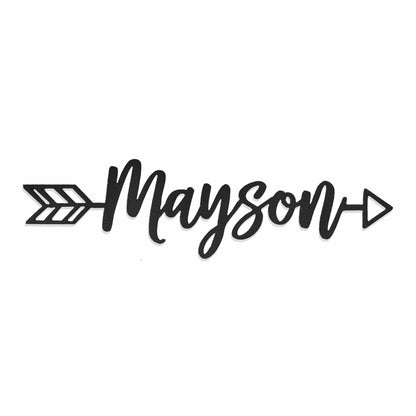 [COL] Sweets Arrow - 5 Styles - Personalized Metal Name Sign for Wall Decor