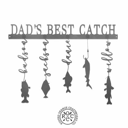 [COL] Reely Great Family Names Fish Sign Personalized - Father's Day, Dad, Grandpa