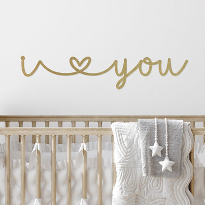 [COL] I Heart You – Little Love Edition | Personalized Kids Name Sign