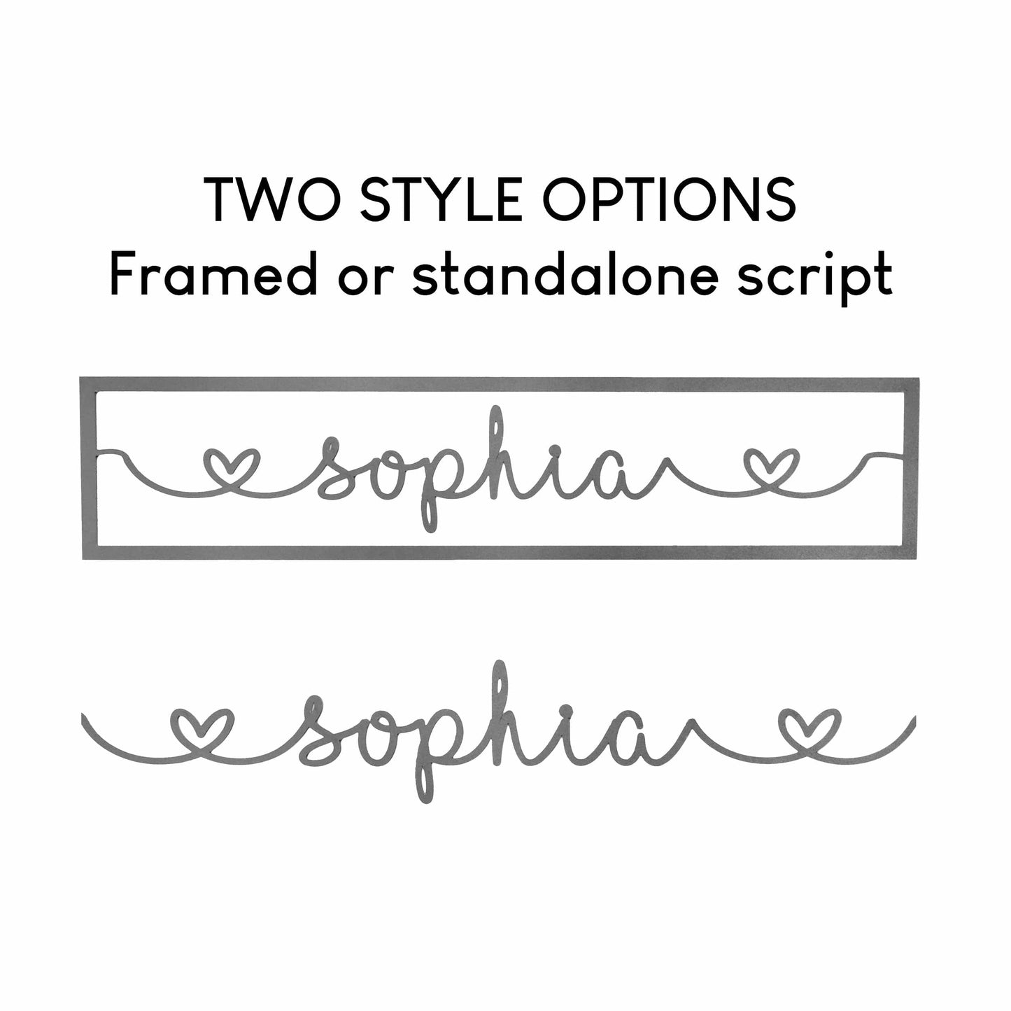 [COL] I Heart You – Little Love Edition | Personalized Kids Name Sign
