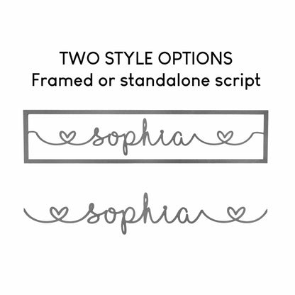[COL] I Heart You – Little Love Edition | Personalized Kids Name Sign