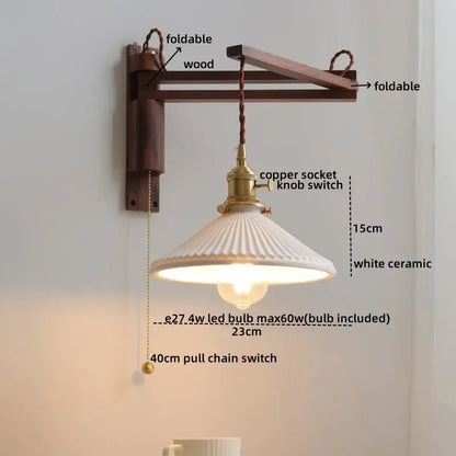 Rustic brass and clear glass wall sconce stair light fixture