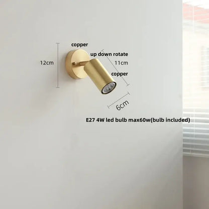 Rustic led walnut wood wall sconce – bedroom pull chain light