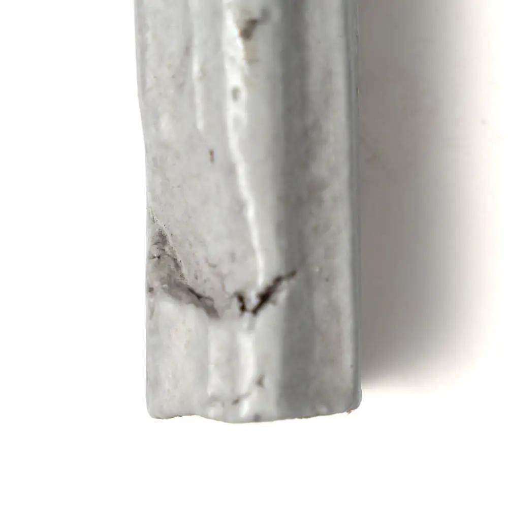Rustic White Bar Liner Glazed Terracotta Moldings 1x8