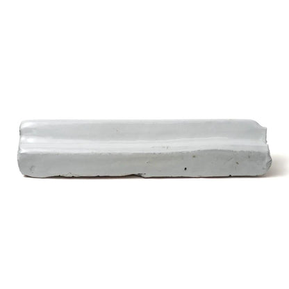 Rustic White Rail Glazed Terracotta Moldings 2x8
