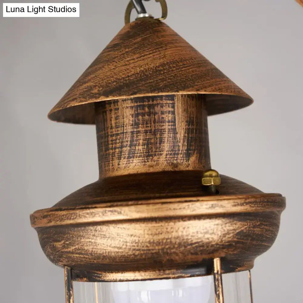 Rustic wood and bronze 4-light island fixture kitchen chandelier