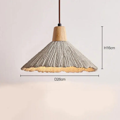 Rustic woven grayish brown designer pendant lamps collection bedroom