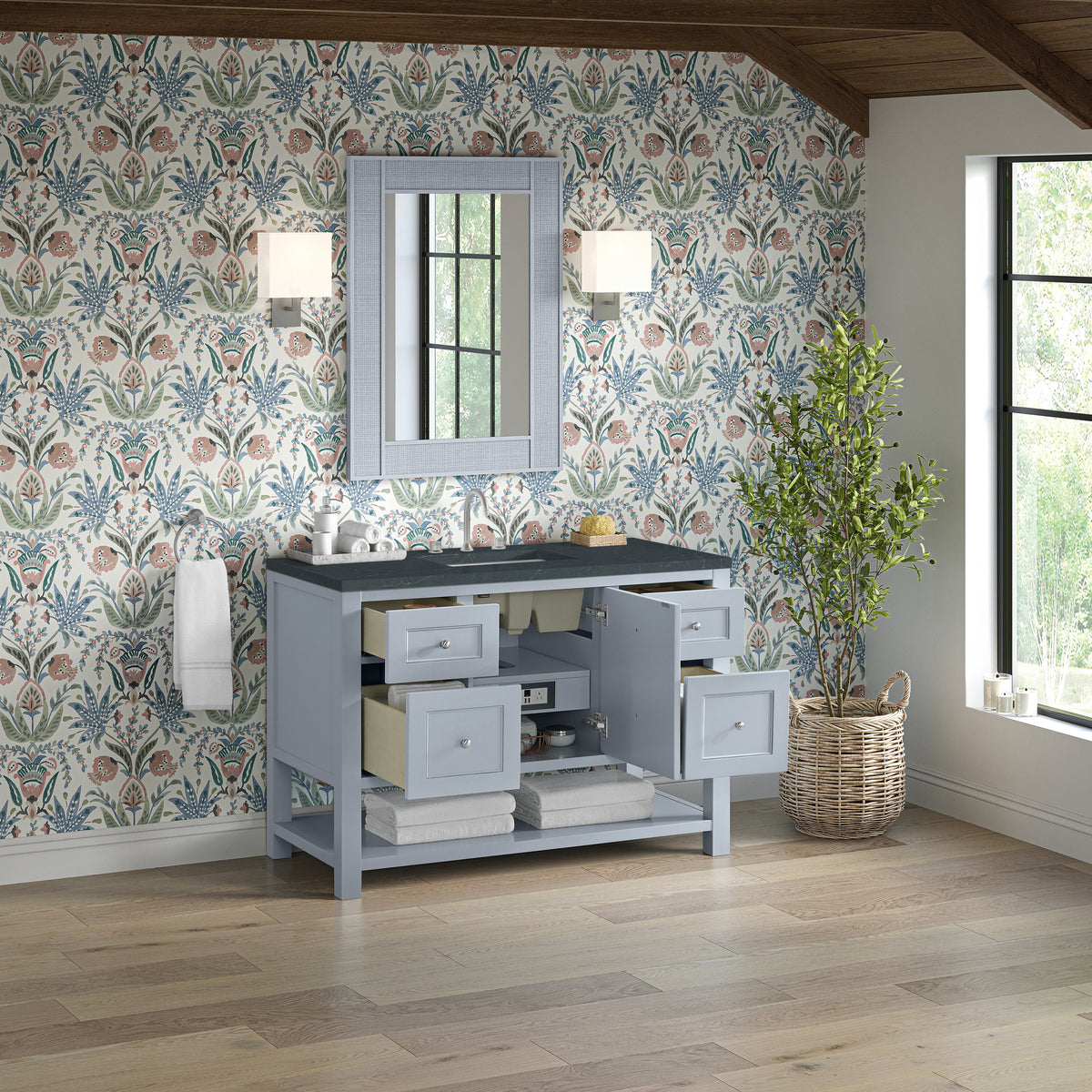 James Martin Breckenridge 48" Single Bathroom Vanity, Serenity Blue