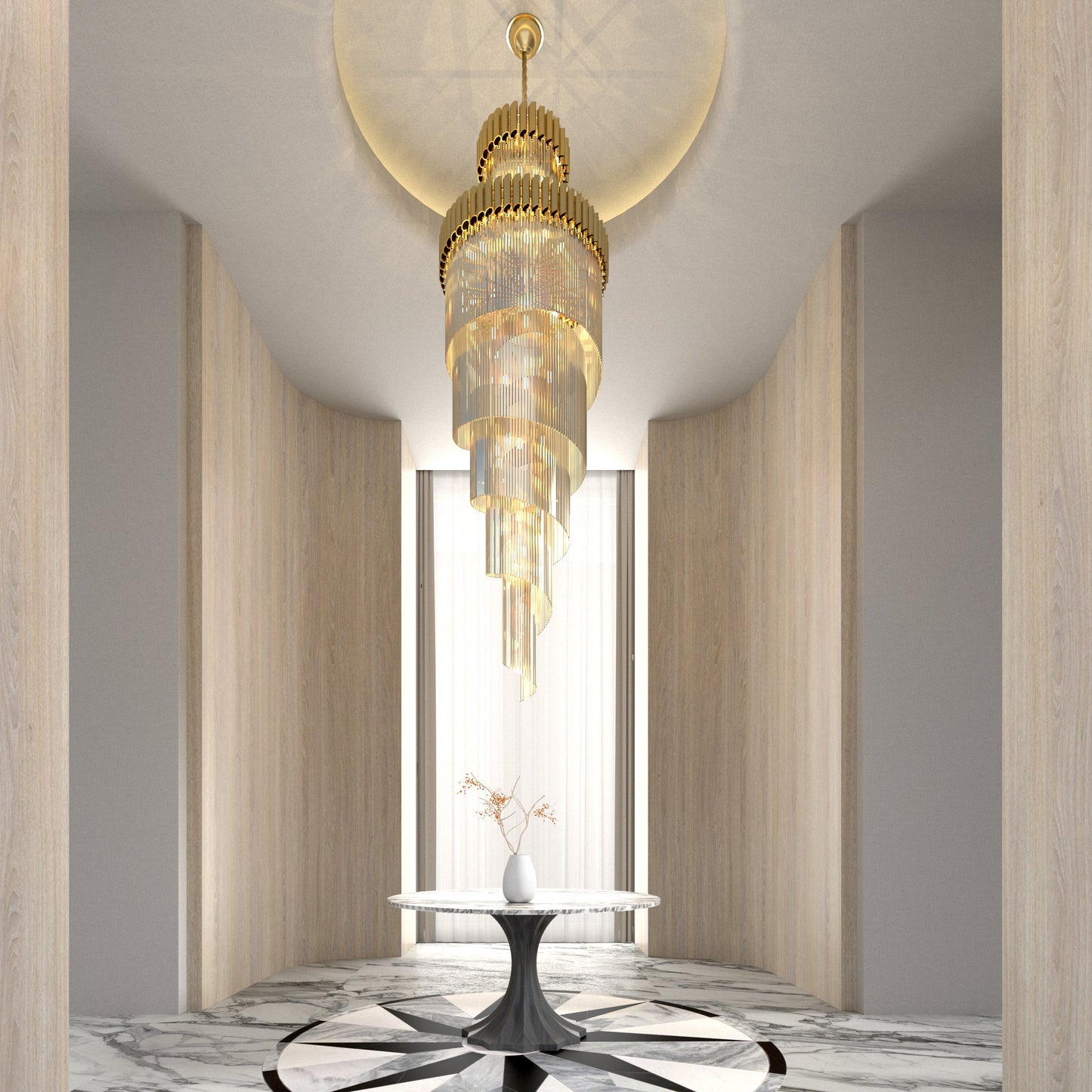 Celestial Crystal Chandelier