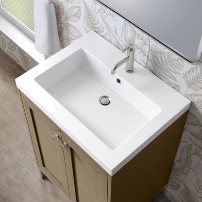 James Martin Chianti 24" Single Bathroom Vanity, Walnut Whisper