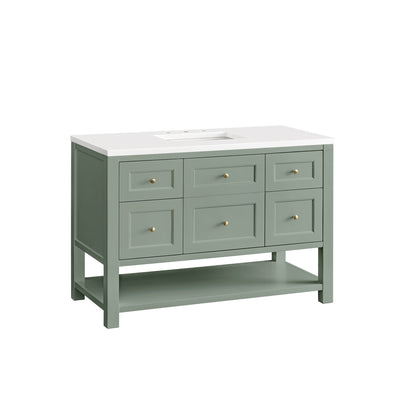 James Martin Breckenridge 48" Single Bathroom Vanity, Smokey Celadon