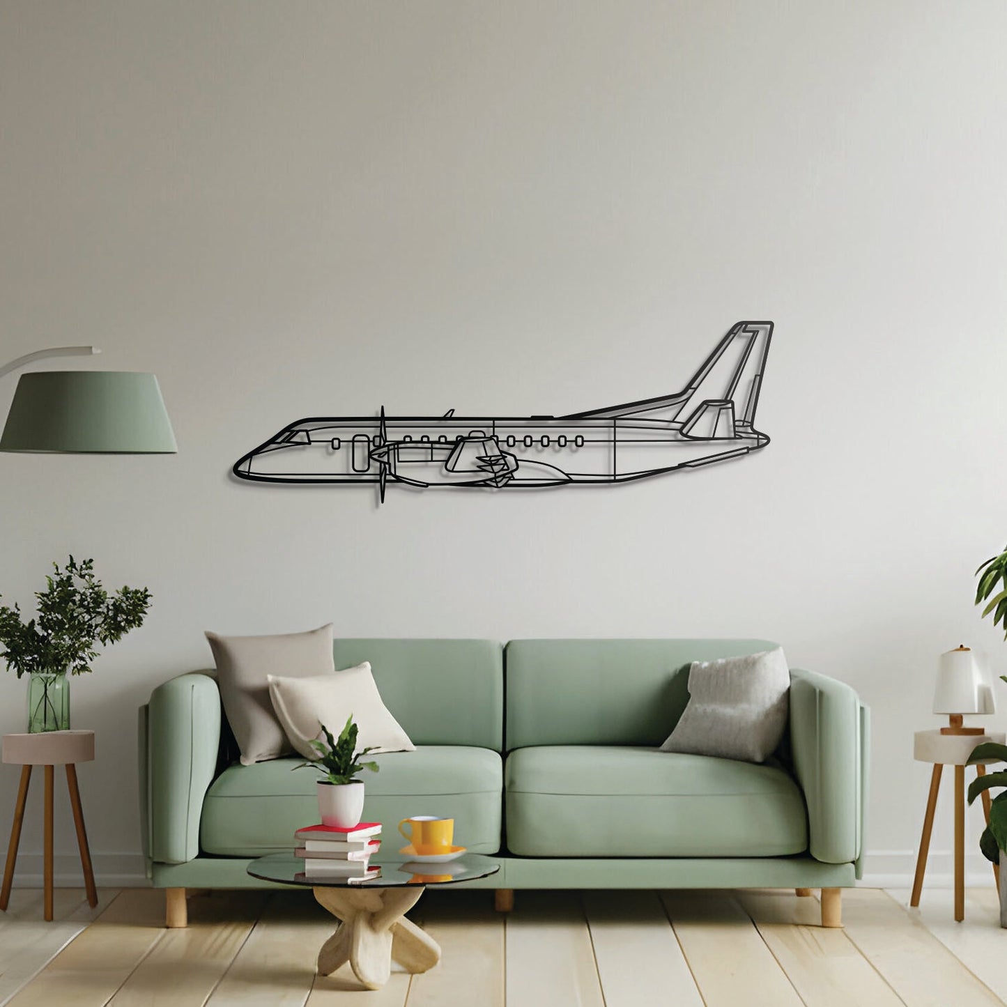 340B Plus Metal Aircraft Wall Art - NCP0305