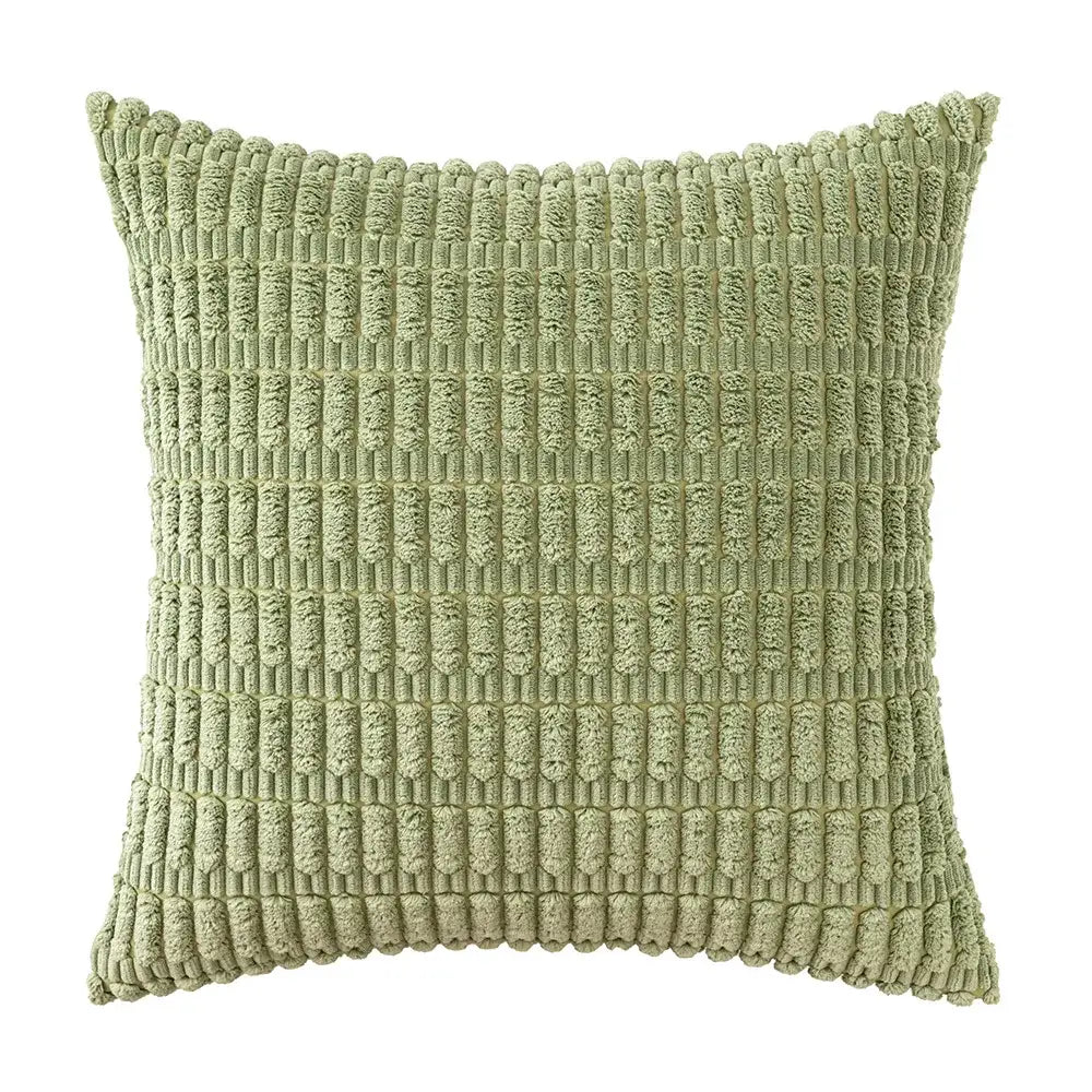 Sage green corduroy velvet pillowcase set of 2 living room cushions