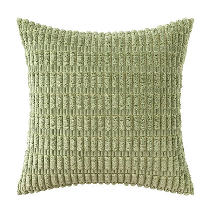 Sage green corduroy velvet pillowcase set of 2 living room cushions